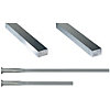 Precision Rectangular Ejector Pins With Engraving-High Speed Steel SKH51/4mm Head/P・W Tolerance 0_-0.005 Type-