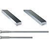 R-Chamfered Rectangular Ejector Pins With Engraving -High Speed Steel SKH51/4mm Head/P・W Tolerance 0_-0.01 Type-