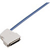 附IEEE1284半線間距(MDR)連結器電源線 EMI對策彎角型(使用3M製連結器)