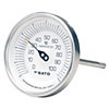 Bi-Metal Thermometer (Back View)