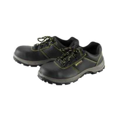 黑色經(jīng)典系列黃線低幫安全鞋